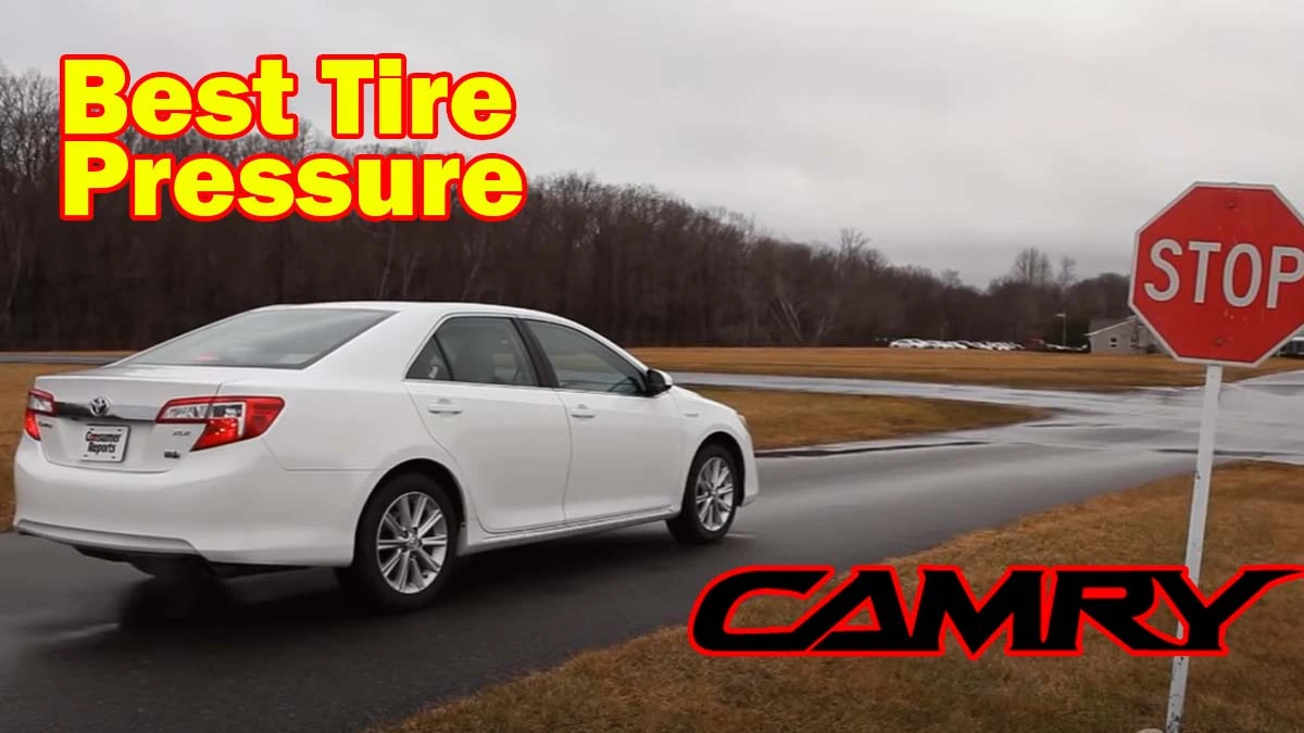 2012 Toyota Camry Tire Pressure