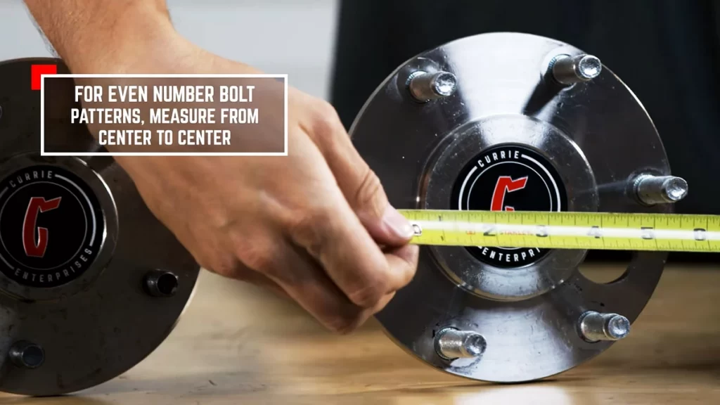 How to measure a bolt pattern