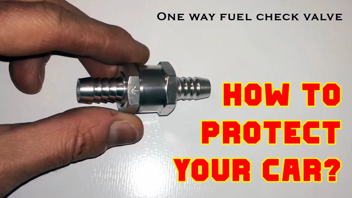 One way fuel check valve