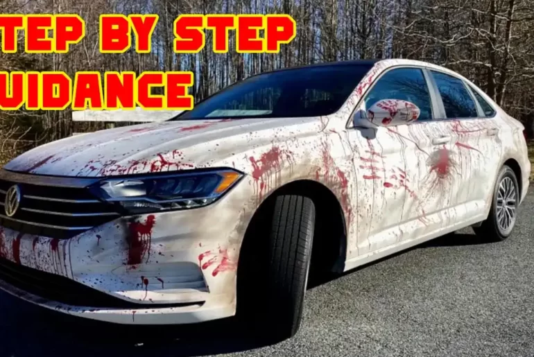 Remove Paint Splatter from Car