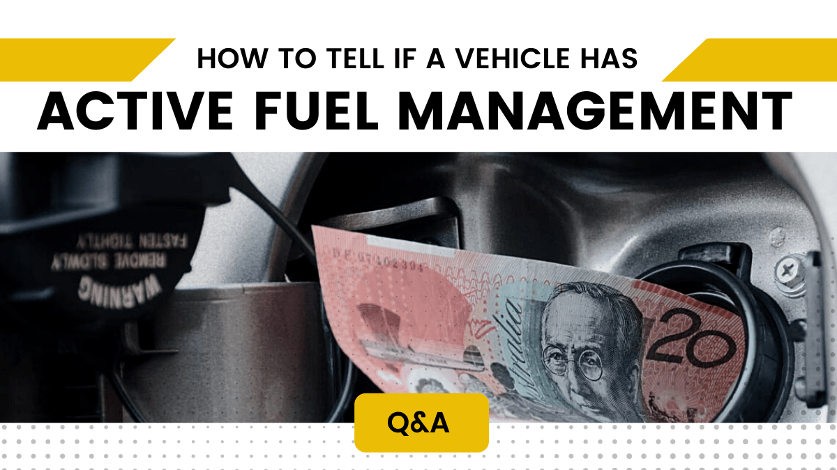 how to tell if a vehicle has active fuel management