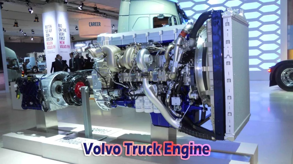 Volvo truck engine