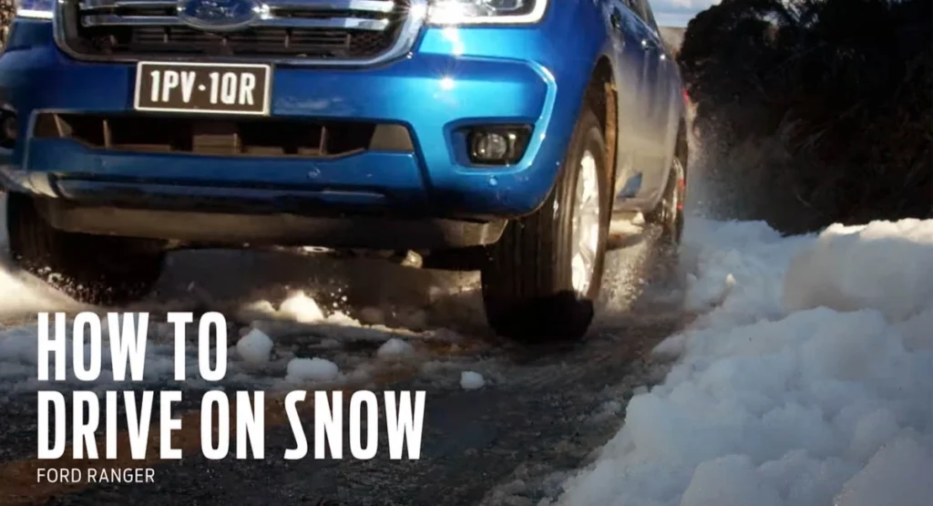 Ford Ranger Plowing Snow